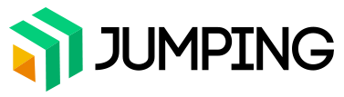 Jumping logo